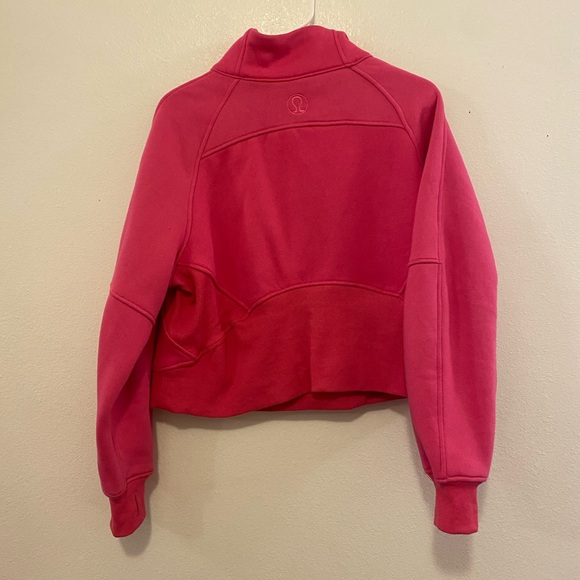 Lululemon Scuba Pink Half-Zip Pullover - Picture 2 of 5